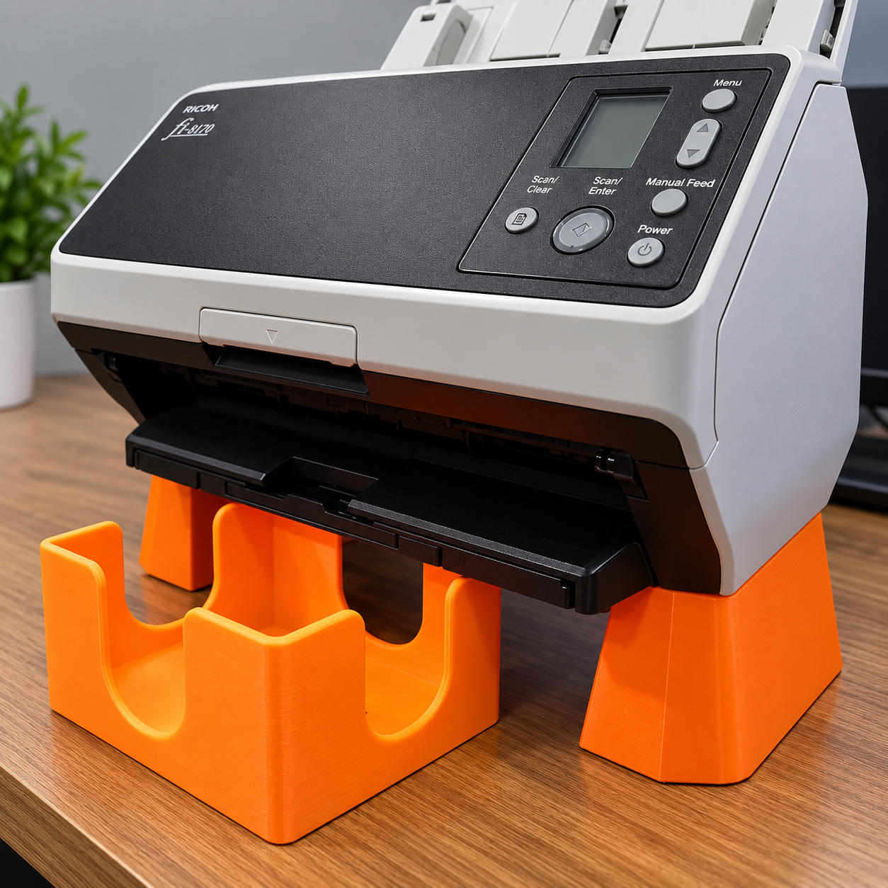 Fi-8170 Card Scanner Riser and Catch bin